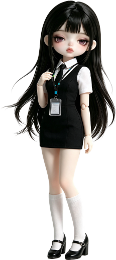 白清新 3D IP 形象